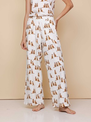 Meerkats Topje en Wijde broek set Dames from SNURK
