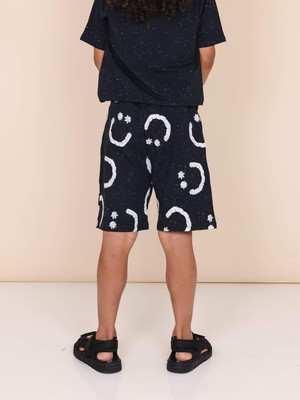 Smiles Black Shorts Kids from SNURK