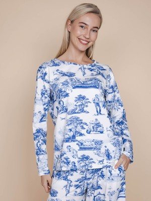 Toile De Modern Joy Long Sleeve T-shirt Dames from SNURK