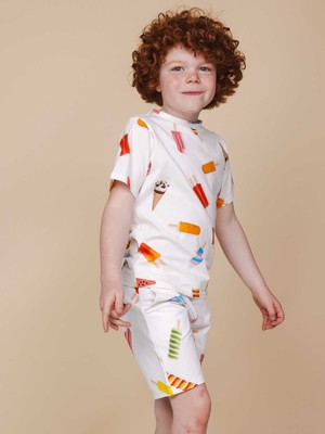 Popsicles T-shirt en Shorts set Kids from SNURK