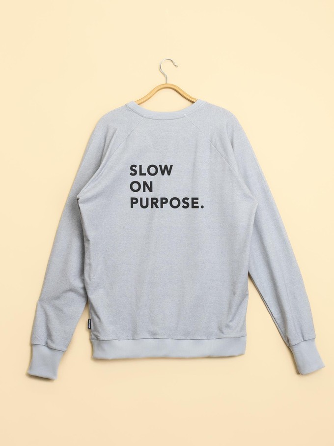 Slow Grey Sweater Heren from SNURK