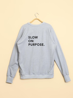 Slow Grey Sweater Heren from SNURK