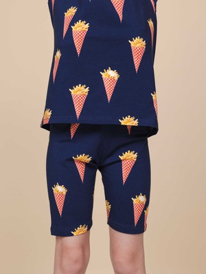 Fries Navy Bikershorts Kids from SNURK
