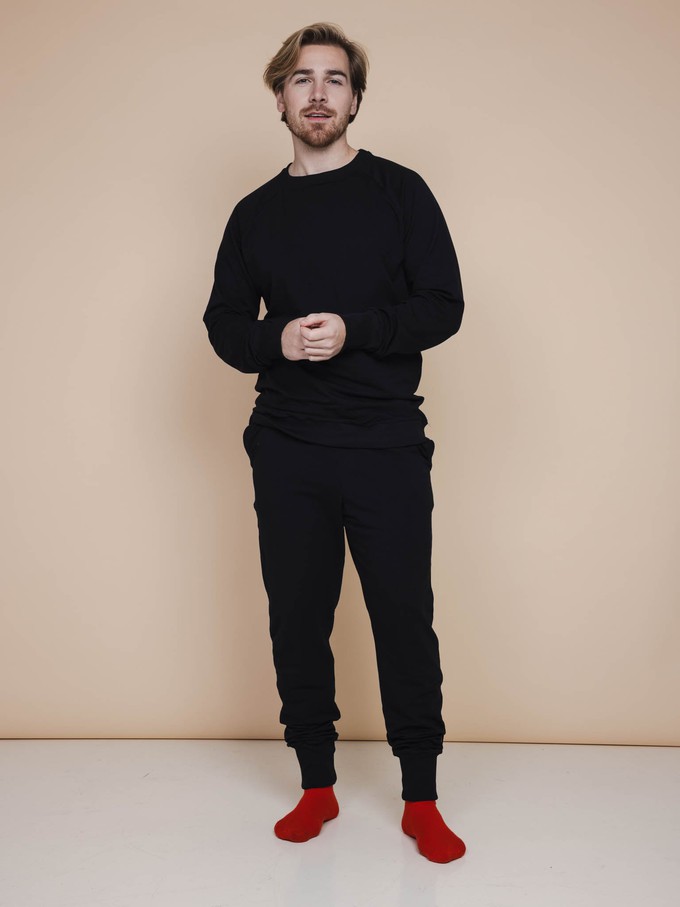 Slow Black Sweater en Broek set Heren from SNURK