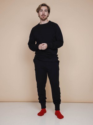 Slow Black Sweater en Broek set Heren from SNURK