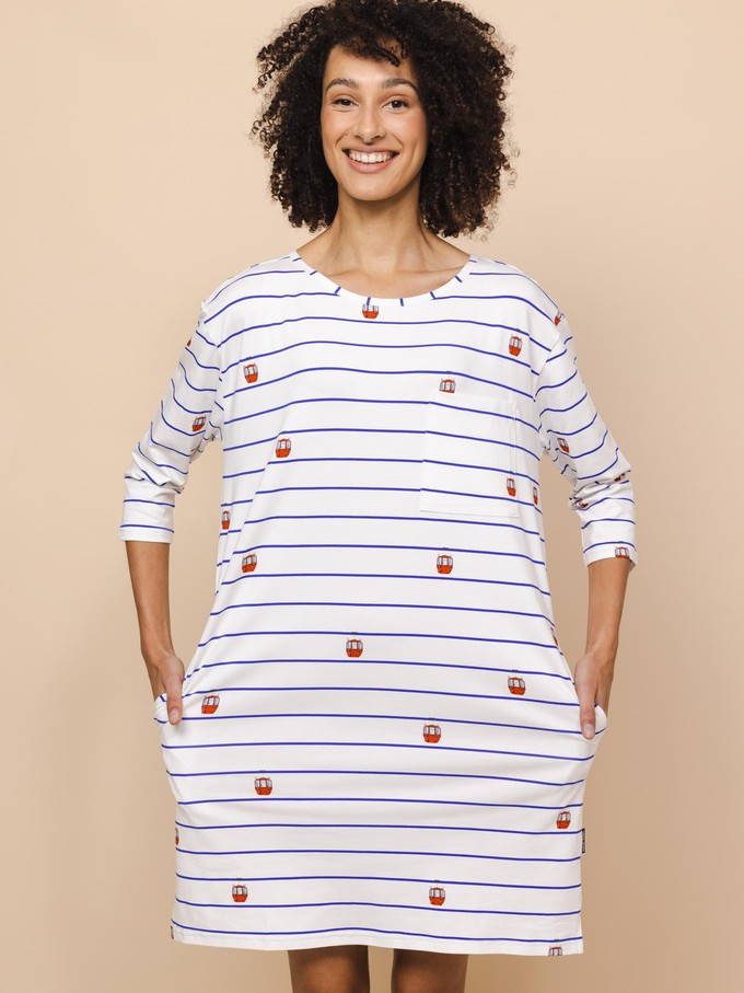 Ski Lift Long Sleeve Dress Dames from SNURK