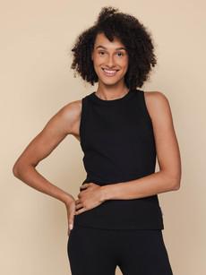 Black Tanktop Dames via SNURK