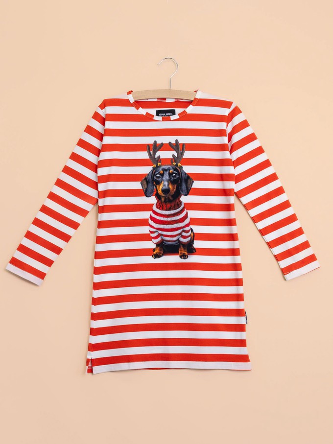 Pierre Xmas Long Sleeve Dress Kids from SNURK