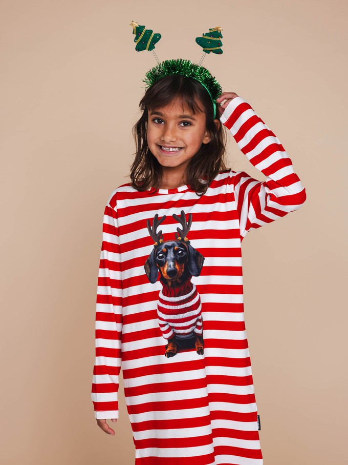 Pierre Xmas Long Sleeve Dress Kids from SNURK
