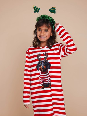 Pierre Xmas Long Sleeve Dress Kids from SNURK