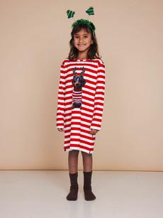 Pierre Xmas Long Sleeve Dress Kids via SNURK