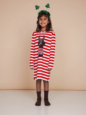 Pierre Xmas Long Sleeve Dress Kids from SNURK