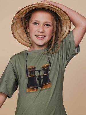 Binoculars T-shirt en Shorts set Kids from SNURK