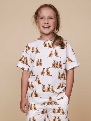 Meerkats T-shirt en Shorts set Kids from SNURK