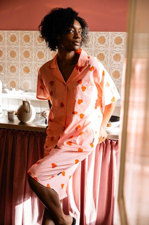 Lollipop Love Button Up Blouse Dames from SNURK