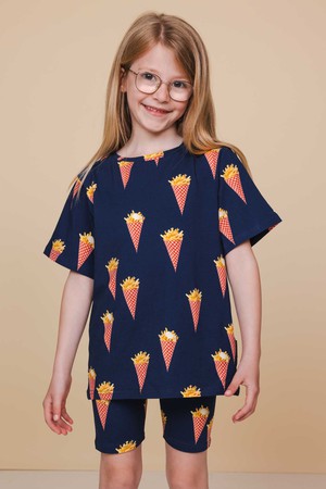 Fries Navy Bikershorts Kids from SNURK