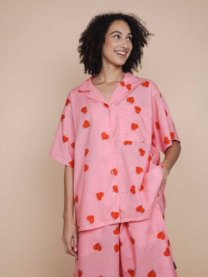 Lollipop Love Button Up Blouse Dames from SNURK