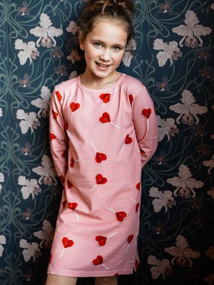 Lollipop Love Long Sleeve Dress Kids from SNURK