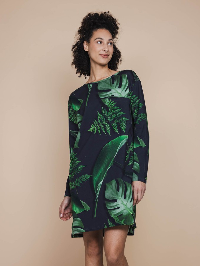 Dark Forest Long Sleeve Dress Dames from SNURK