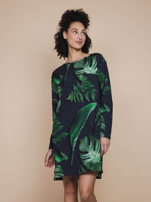 Dark Forest Long Sleeve Dress Dames from SNURK