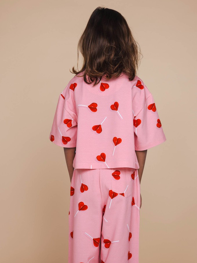 Lollipop Love Cropped T-Shirt Kids from SNURK