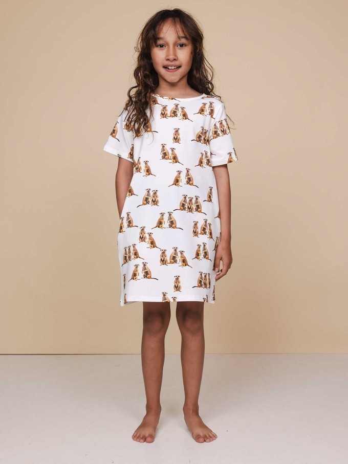 Meerkats T-shirt Dress Kids from SNURK