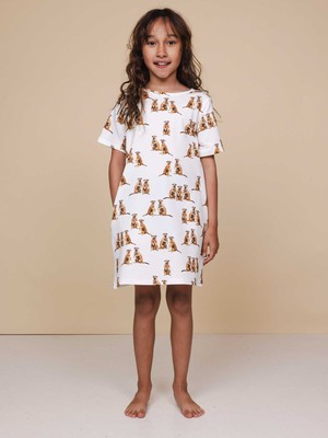 Meerkats T-shirt Dress Kids from SNURK