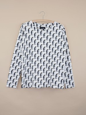 Penguin T-shirt lange mouwen Dames from SNURK