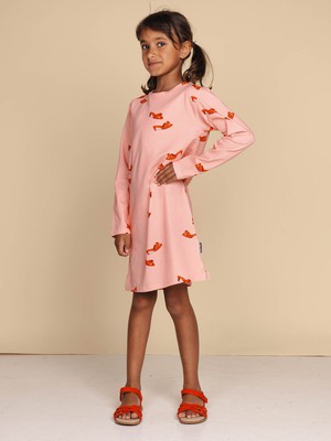 Rode Schoentjes Long Sleeve Dress Kids from SNURK