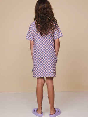 Check T-shirt Dress Kids from SNURK