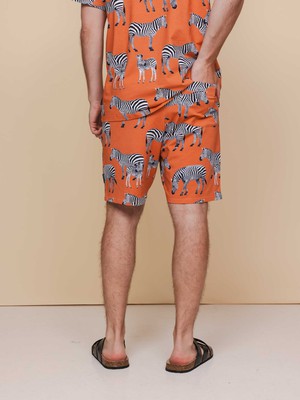 Zebras T-shirt en Shorts set Heren from SNURK