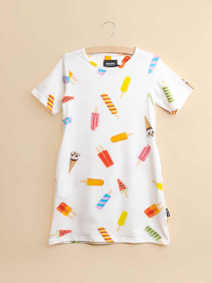 Popsicles T-shirt Dress Kids from SNURK
