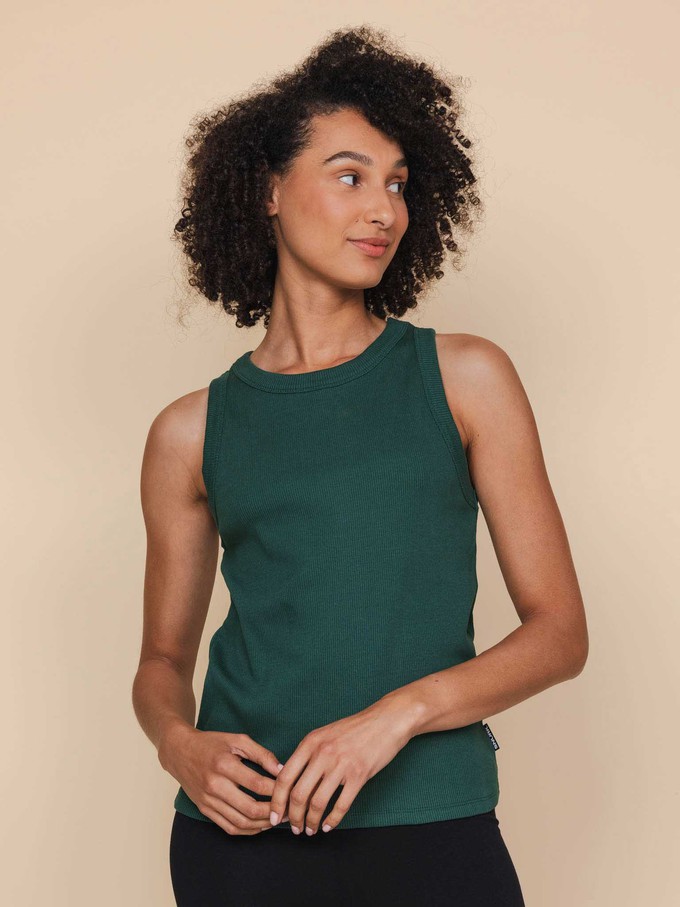 Forest Green Tanktop Dames from SNURK