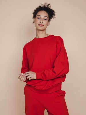 Slow Red Sweater en Broek set Unisex from SNURK