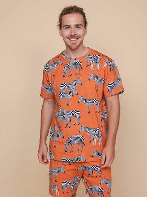 Zebras T-shirt en Shorts set Heren from SNURK
