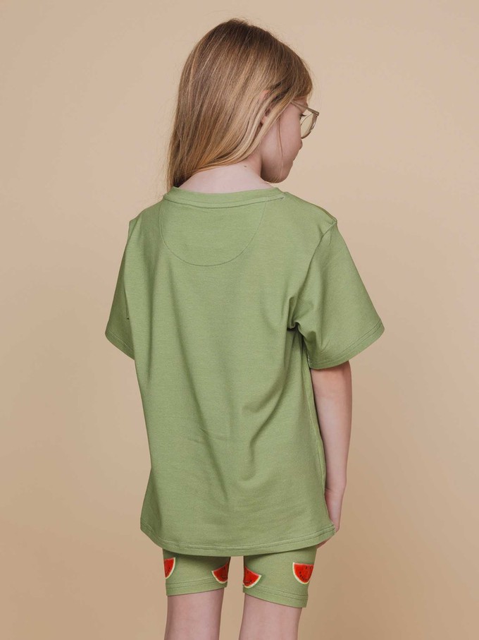 Watermelon T-shirt en Bikershorts set Kids from SNURK