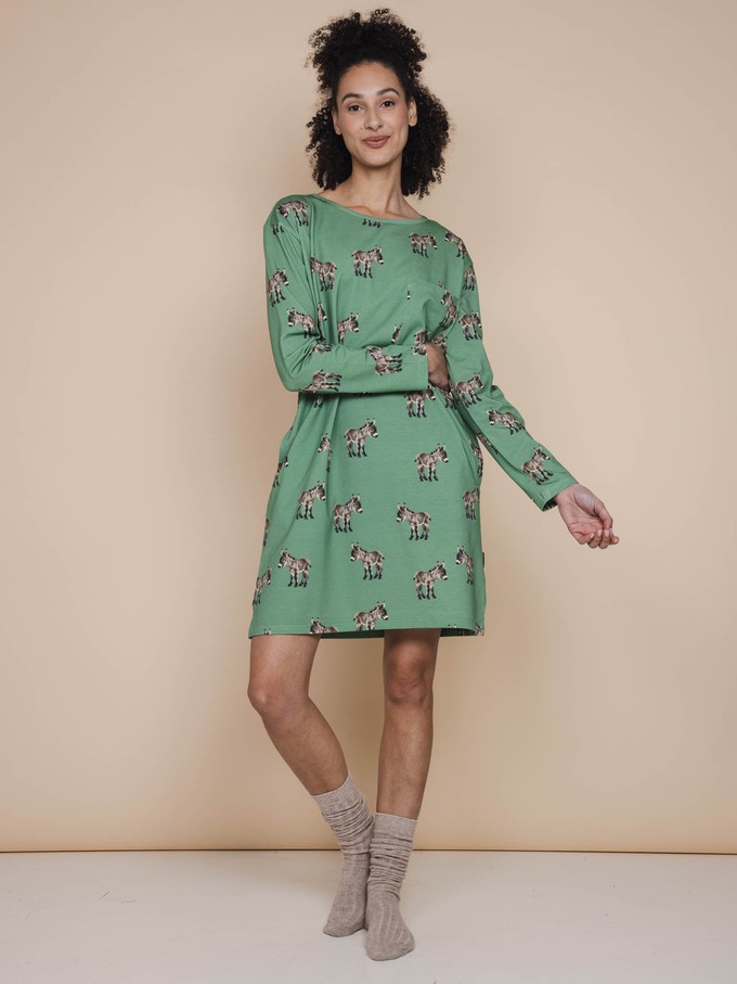 Donkeys Long Sleeve Dress Dames from SNURK