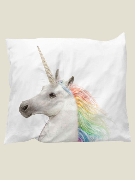 Unicorn White pillowcase 60 x 70 cm from SNURK