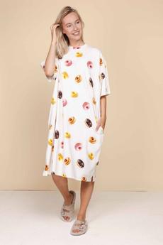 Donuts Relaxed Tee Dress Dames via SNURK