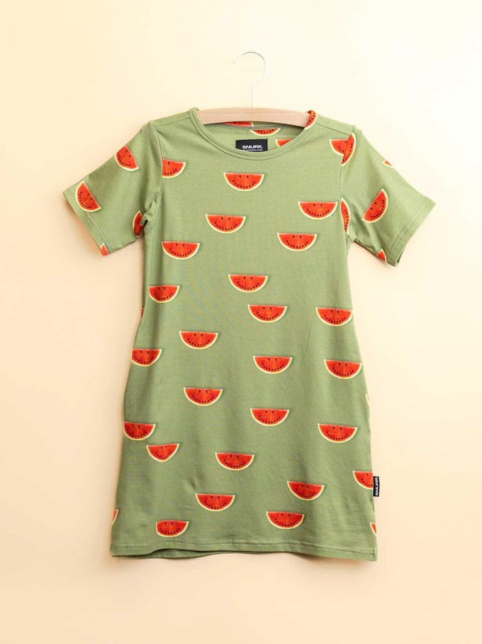 Watermelon T-shirt Dress Kids from SNURK