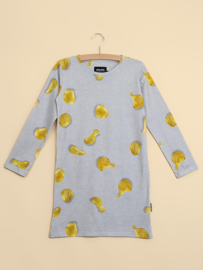 Chips Long Sleeve Dress Kids from SNURK