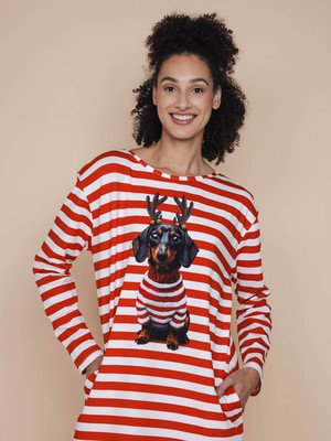 Pierre Xmas Long Sleeve Dress Dames from SNURK