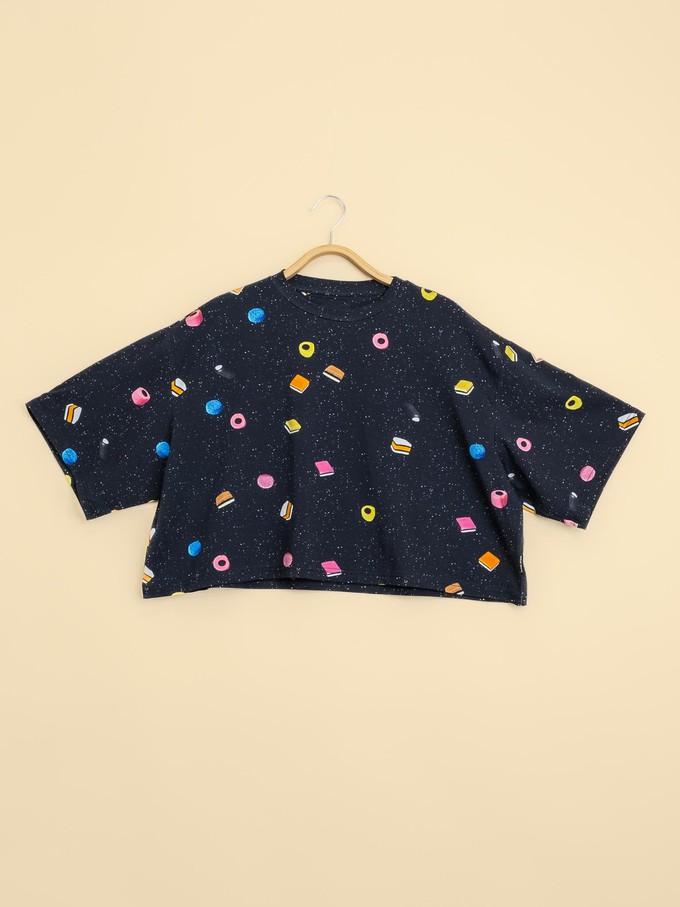 Drop It Cropped T-shirt Dames from SNURK