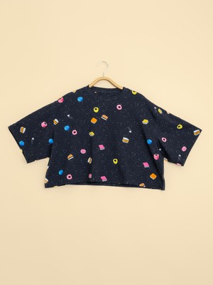 Drop It Cropped T-shirt Dames from SNURK