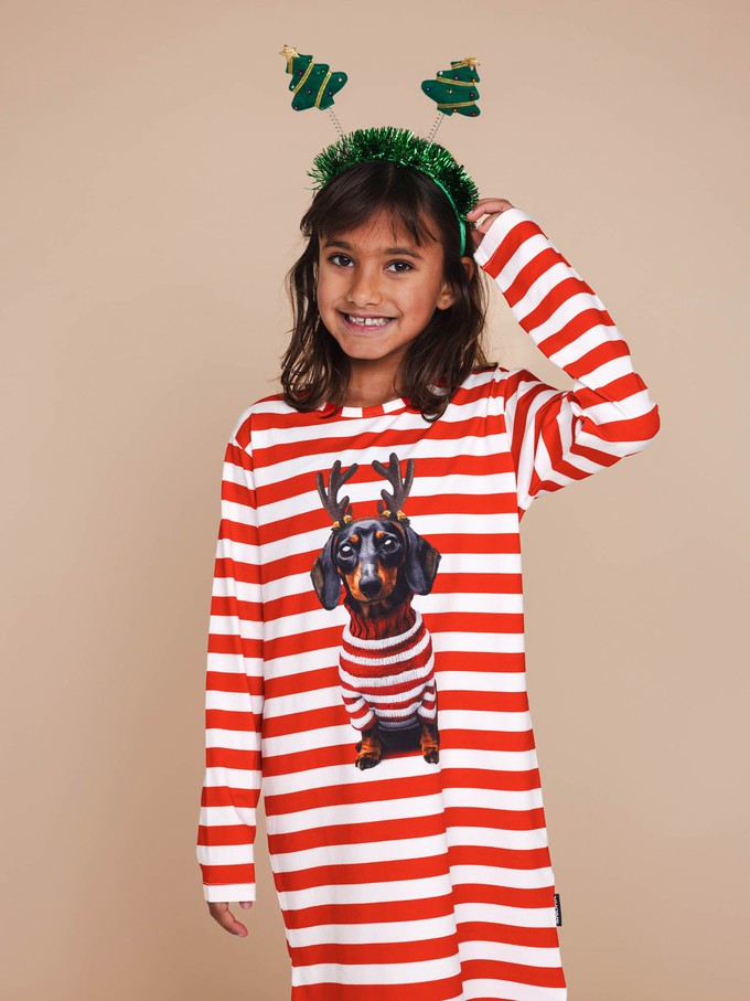 Pierre Xmas Long Sleeve Dress Kids from SNURK Pierre Xmas Long Sleeve Dress Kids from SNURK