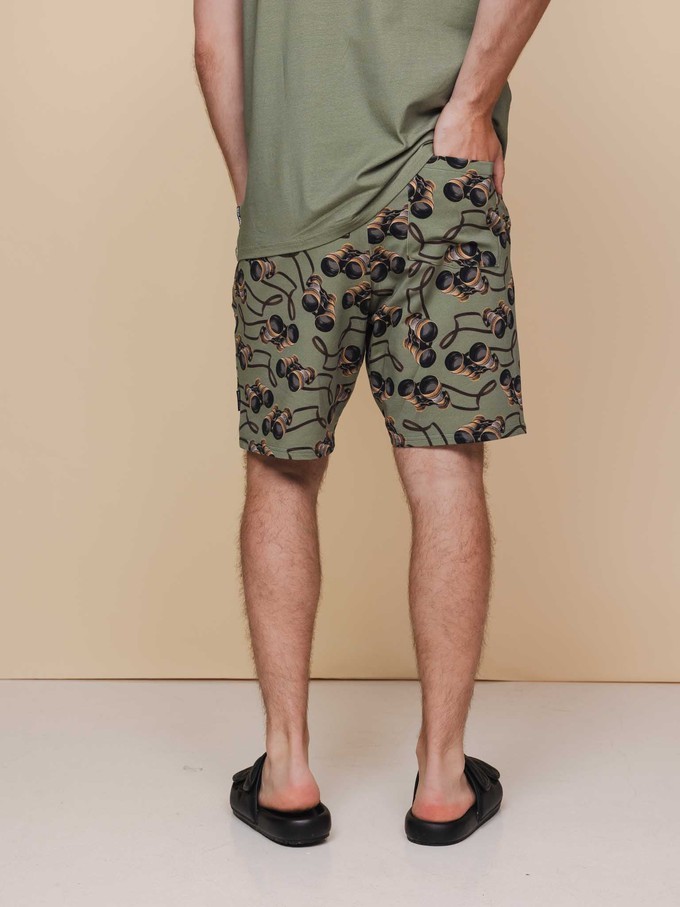 Binoculars T-shirt en Shorts set Heren from SNURK