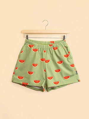 Watermelon V-neck T-shirt en Shorts set Dames from SNURK