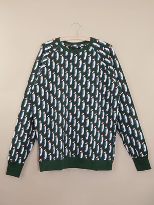 Penguin Xmas Party Sweater Heren from SNURK