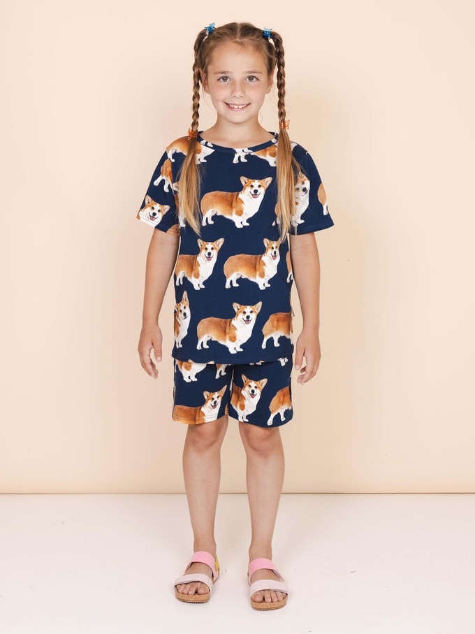 Corgi Navy Korte Broek Kinderen from SNURK