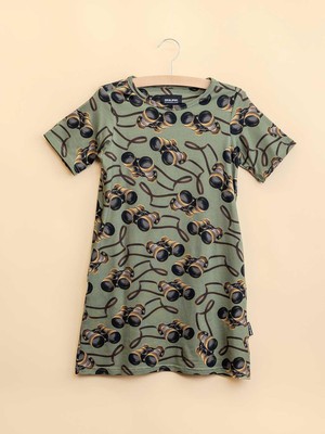 Binoculars T-shirt Dress Kids from SNURK